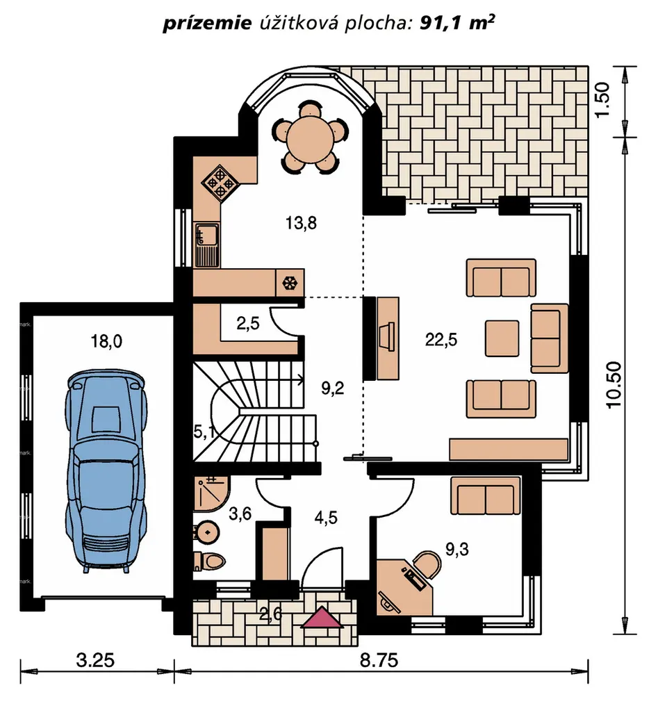 Montažna kuća Klassik 161, 161 m², Monthaus (Montažne kuće Jevtić)