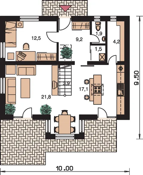 Montažna kuća Klassik 167, 167 m², Monthaus (Montažne kuće Jevtić)