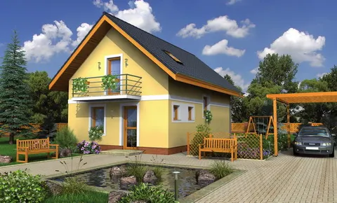 Montažna kuća Kompakt 35, 35 m², Monthaus (Montažne kuće Jevtić)