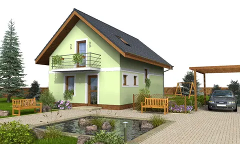 Montažna kuća Kompakt 35, 35 m², Monthaus (Montažne kuće Jevtić)