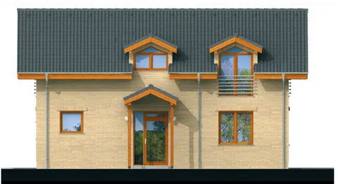 Montažna kuća Kompakt 46, 46 m², Monthaus (Montažne kuće Jevtić)