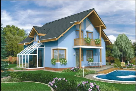 Montažna kuća Kompakt 47, 47 m², Monthaus (Montažne kuće Jevtić)