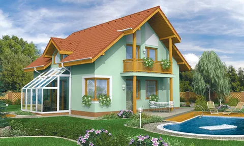 Montažna kuća Kompakt 47, 47 m², Monthaus (Montažne kuće Jevtić)