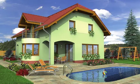 Montažna kuća Milenium 230, 230 m², Monthaus (Montažne kuće Jevtić)
