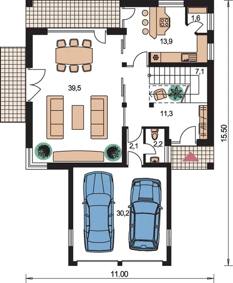 Montažna kuća Nova 223, 223 m², Monthaus (Montažne kuće Jevtić)