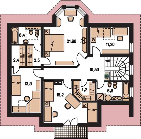 Montažna kuća Premier 150, 150 m², Monthaus (Montažne kuće Jevtić)