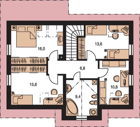 Montažna kuća Premier 192, 192 m², Monthaus (Montažne kuće Jevtić)