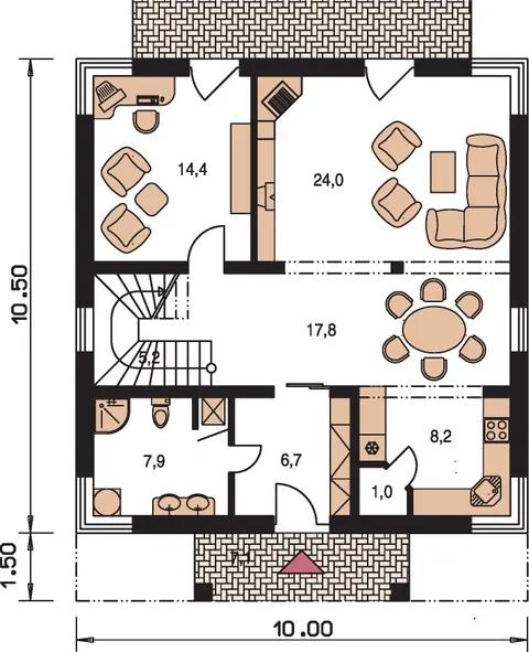 Montažna kuća Premier 193, 193 m², Monthaus (Montažne kuće Jevtić)