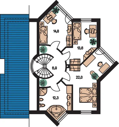 Montažna kuća Prestige 210, 210 m², Monthaus (Montažne kuće Jevtić)