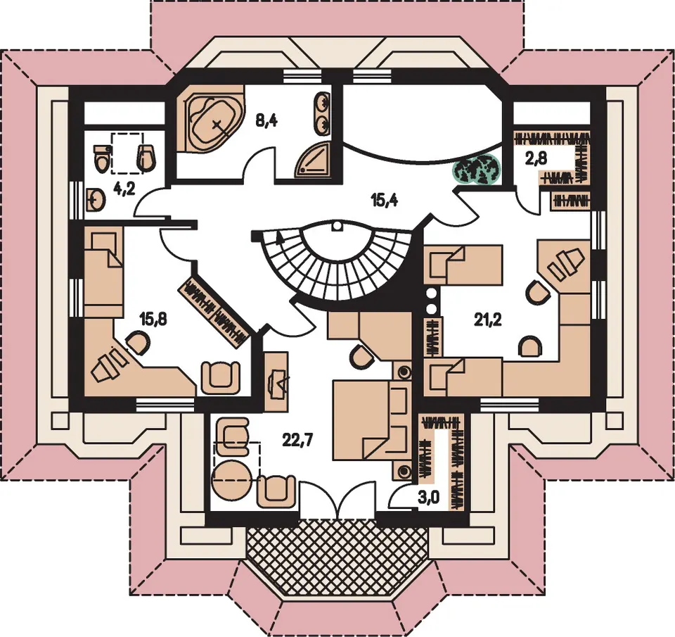 Montažna kuća Riviera 204, 204 m², Monthaus (Montažne kuće Jevtić)