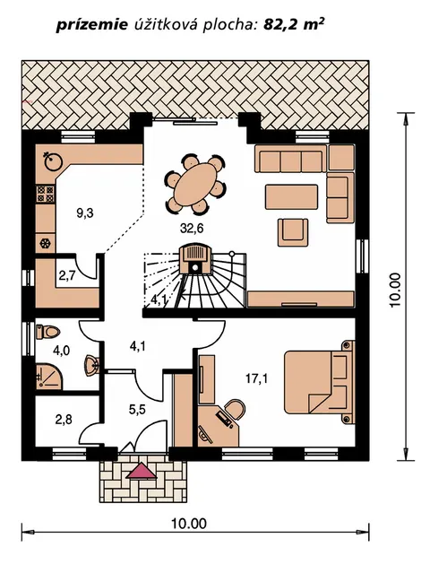 Montažna kuća Tenuity 500, 500 m², Monthaus (Montažne kuće Jevtić)