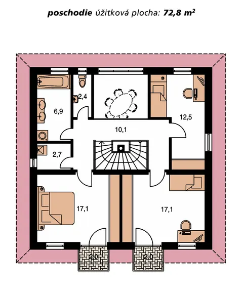 Montažna kuća Tenuity 500, 500 m², Monthaus (Montažne kuće Jevtić)