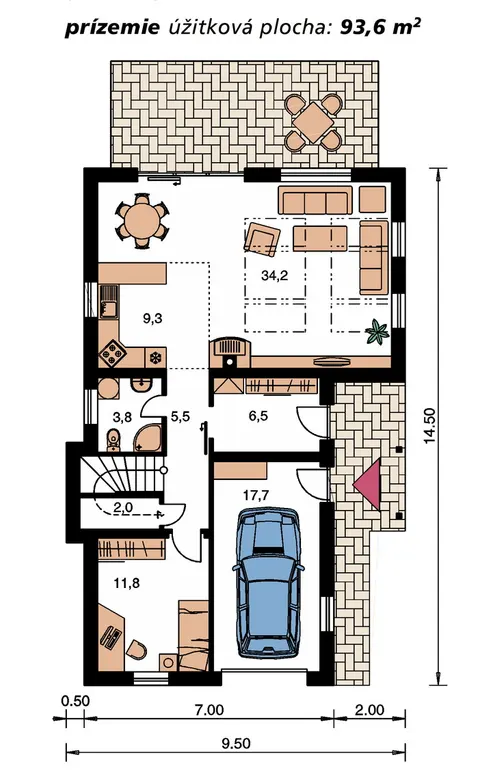 Montažna kuća Trend 267, 267 m², Monthaus (Montažne kuće Jevtić)