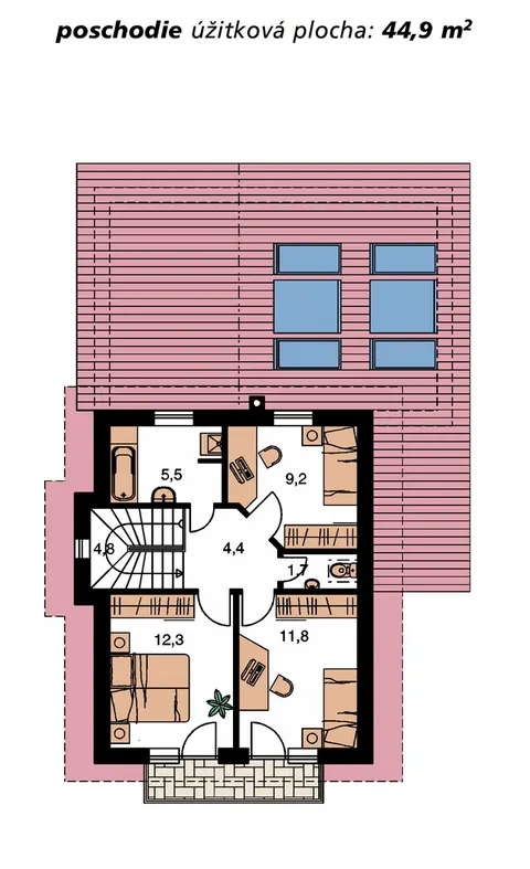 Montažna kuća Trend 267, 267 m², Monthaus (Montažne kuće Jevtić)