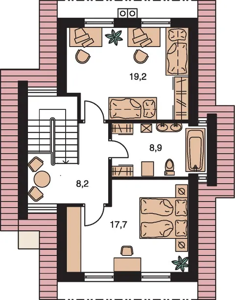 Montažna kuća Trend 268, 268 m², Monthaus (Montažne kuće Jevtić)