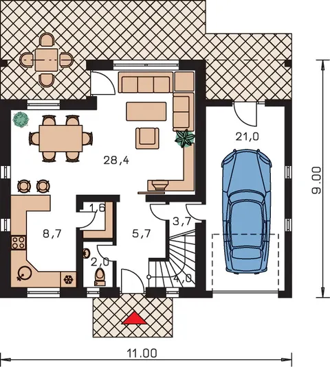 Montažna kuća Trend 269, 269 m², Monthaus (Montažne kuće Jevtić)