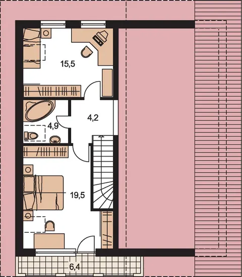 Montažna kuća Trend 270, 270 m², Monthaus (Montažne kuće Jevtić)
