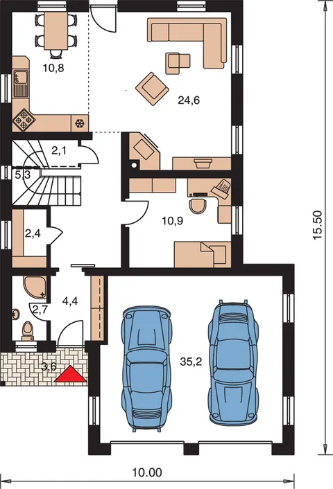 Montažna kuća Trend 272, 272 m², Monthaus (Montažne kuće Jevtić)