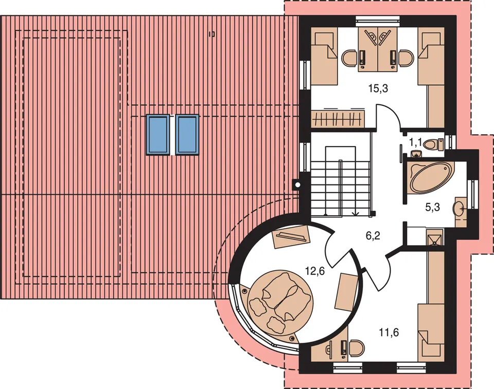 Montažna kuća Trend 277, 277 m², Monthaus (Montažne kuće Jevtić)