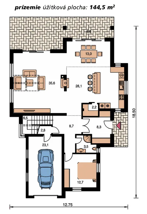 Montažna kuća Trend 279, 279 m², Monthaus (Montažne kuće Jevtić)