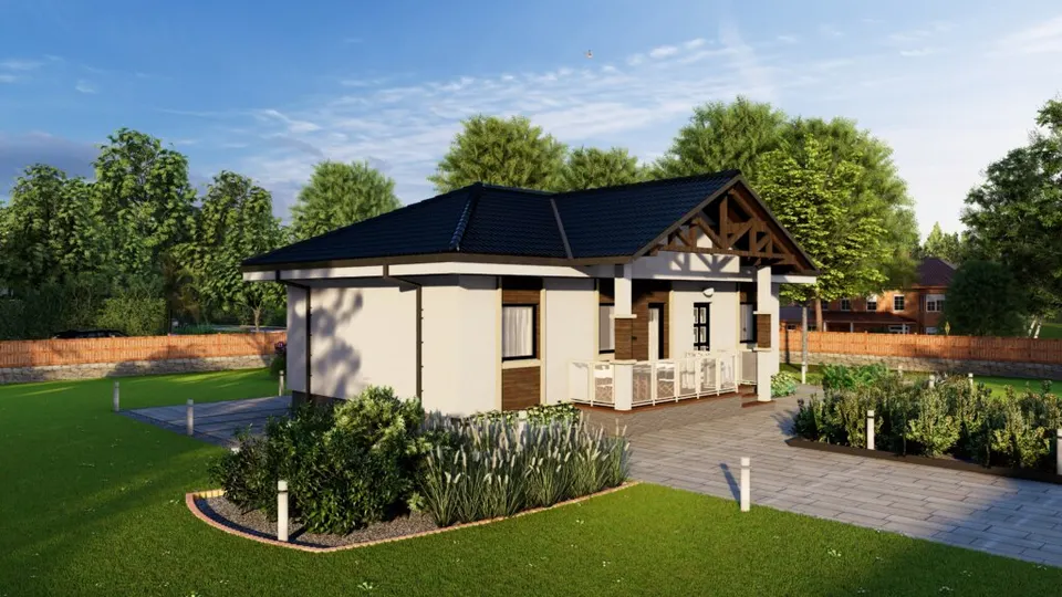 Montažna kuća Edita, 100 m², MS Montažne Kuće