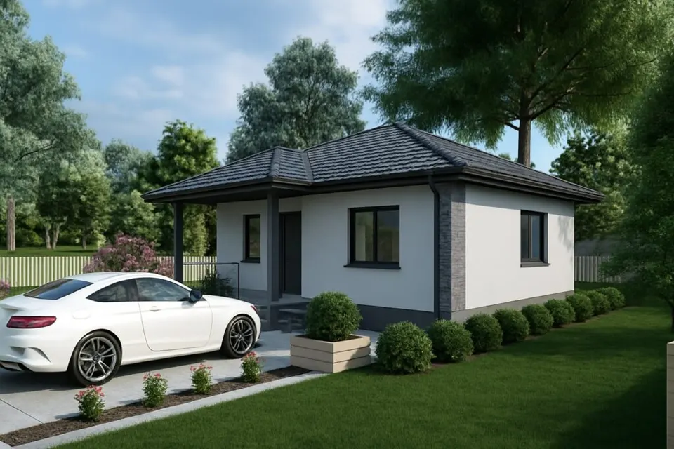 Montažna kuća Ivana, 66 m², MS Montažne Kuće