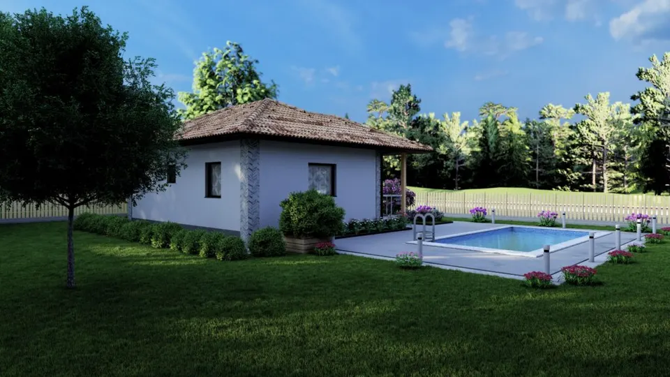 Montažna kuća Ivana, 66 m², MS Montažne Kuće