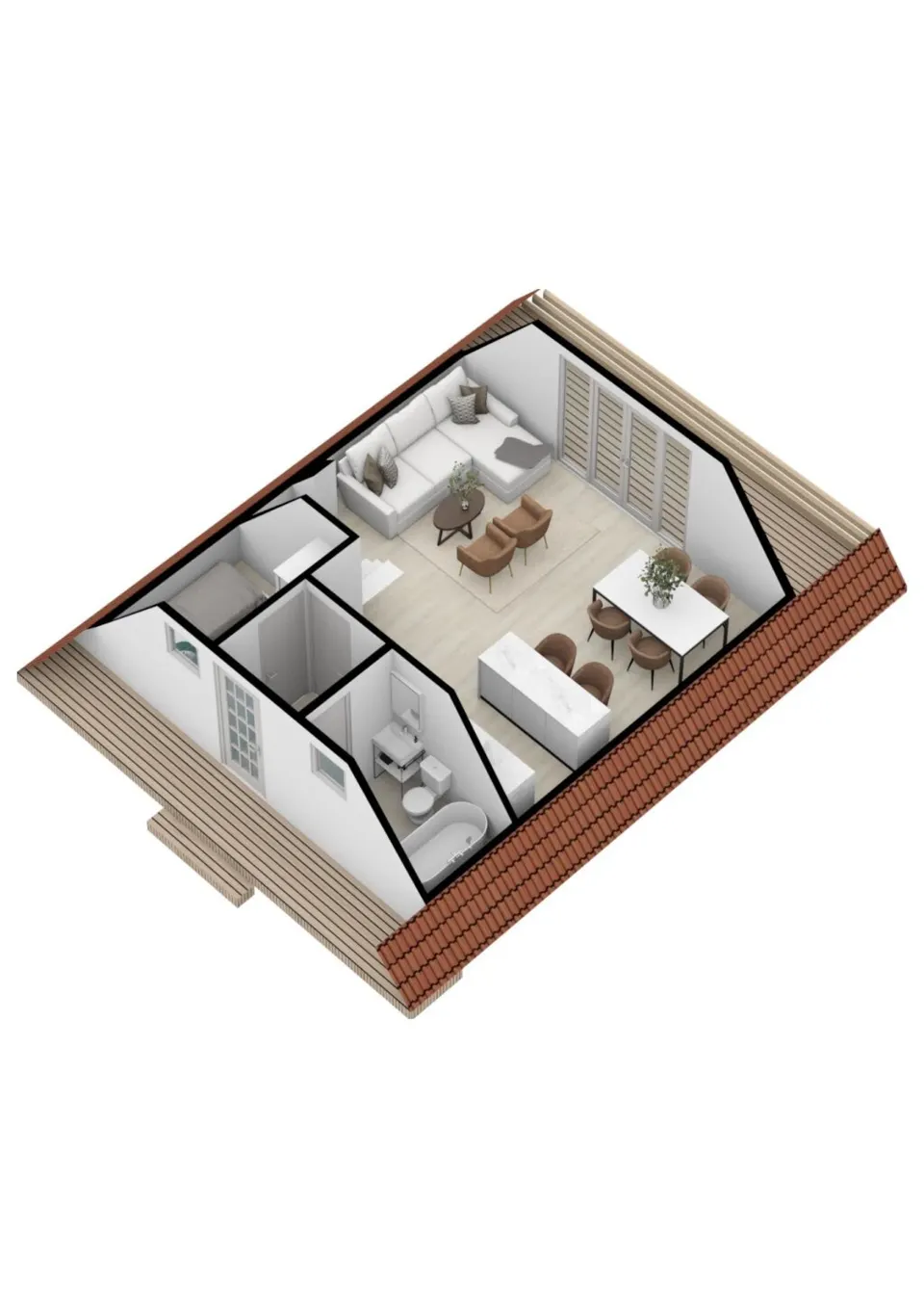 Montažna kuća Primjer 100 m² (cjenik), 100 m², MS Montažne Kuće