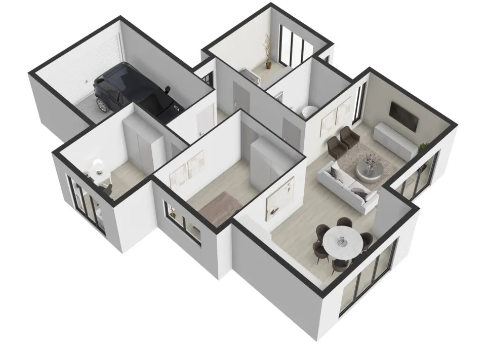 Montažna kuća Primjer 120 m² (cjenik), 120 m², MS Montažne Kuće