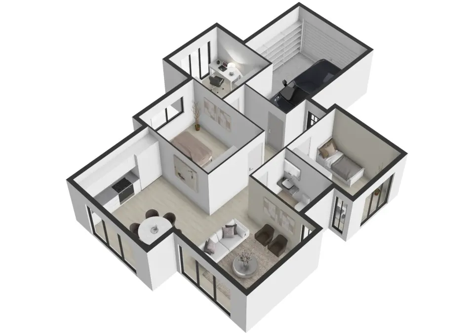 Montažna kuća Primjer 120 m² (cjenik), 120 m², MS Montažne Kuće