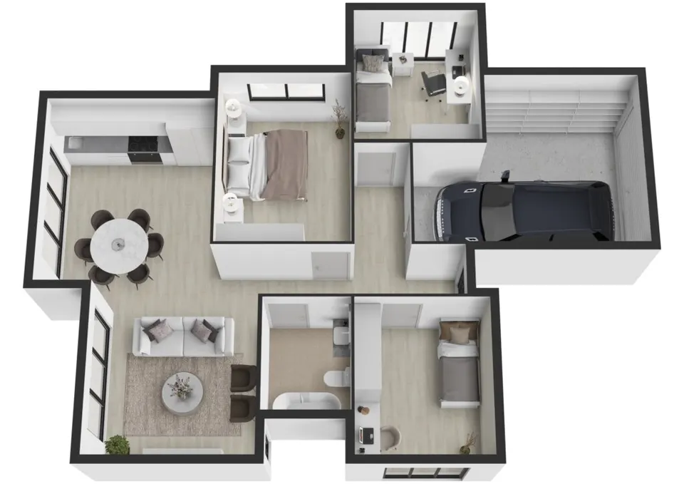 Montažna kuća Primjer 120 m² (cjenik), 120 m², MS Montažne Kuće