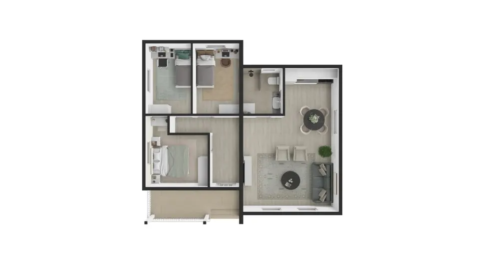 Montažna kuća Sarah, 78 m², MS Montažne Kuće