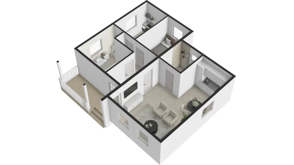 Montažna kuća Sarah, 78 m², MS Montažne Kuće