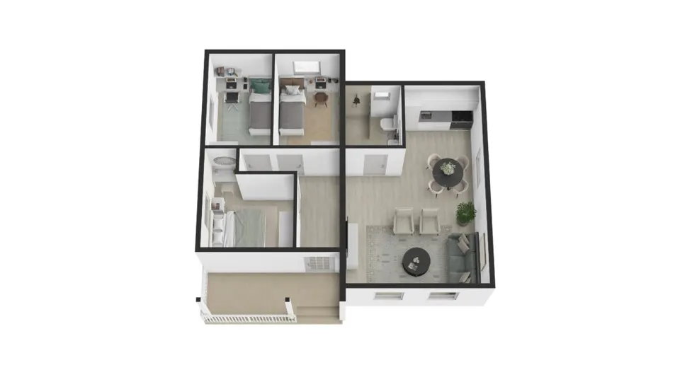 Montažna kuća Sarah, 78 m², MS Montažne Kuće