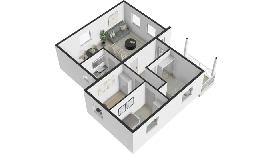 Montažna kuća Sarah, 78 m², MS Montažne Kuće