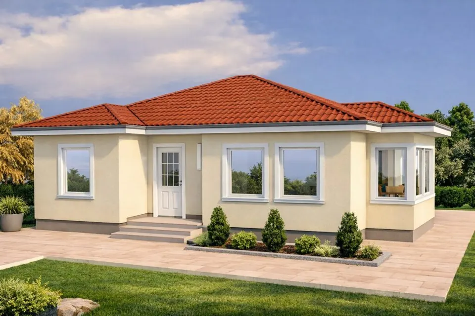 Montažna kuća Una, 104 m², MS Montažne Kuće