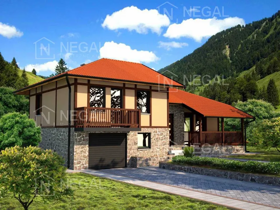 Montažna kuća Klasik Tip 101, 111 m², Negal