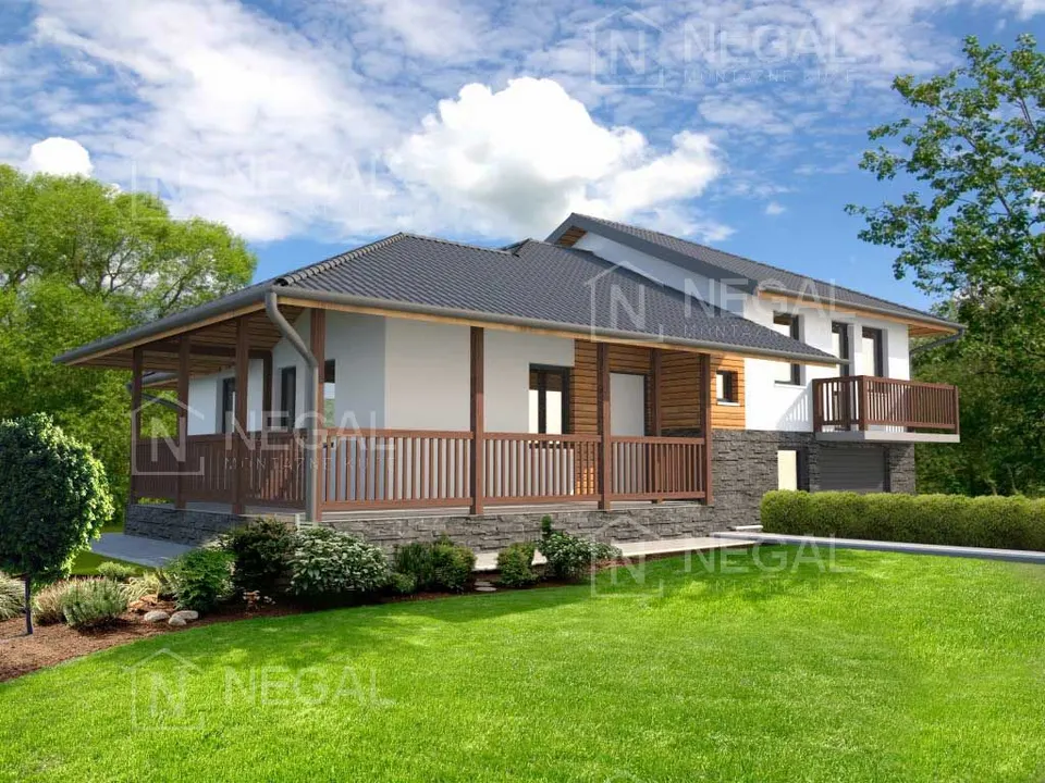 Montažna kuća Klasik Tip 105, 122 m², Negal