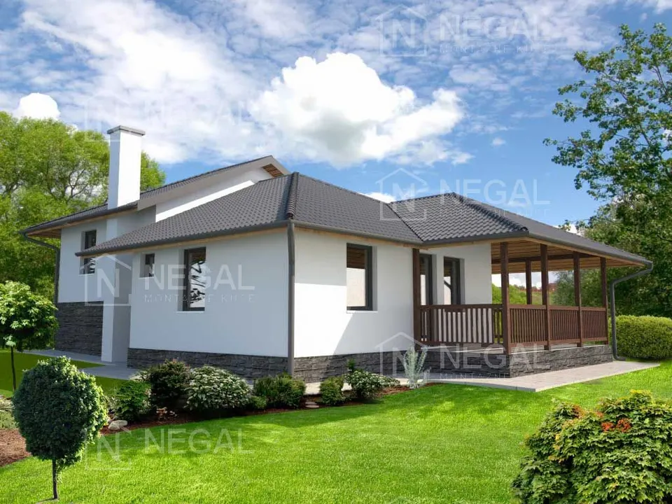 Montažna kuća Klasik Tip 105, 122 m², Negal