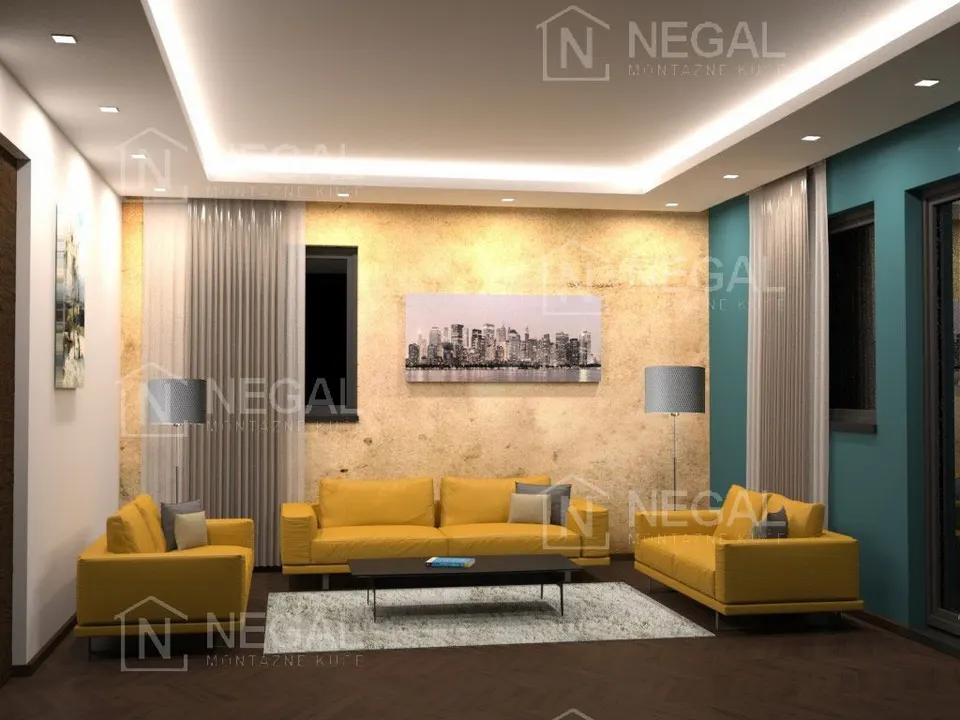 Montažna kuća Klasik Tip 105, 122 m², Negal