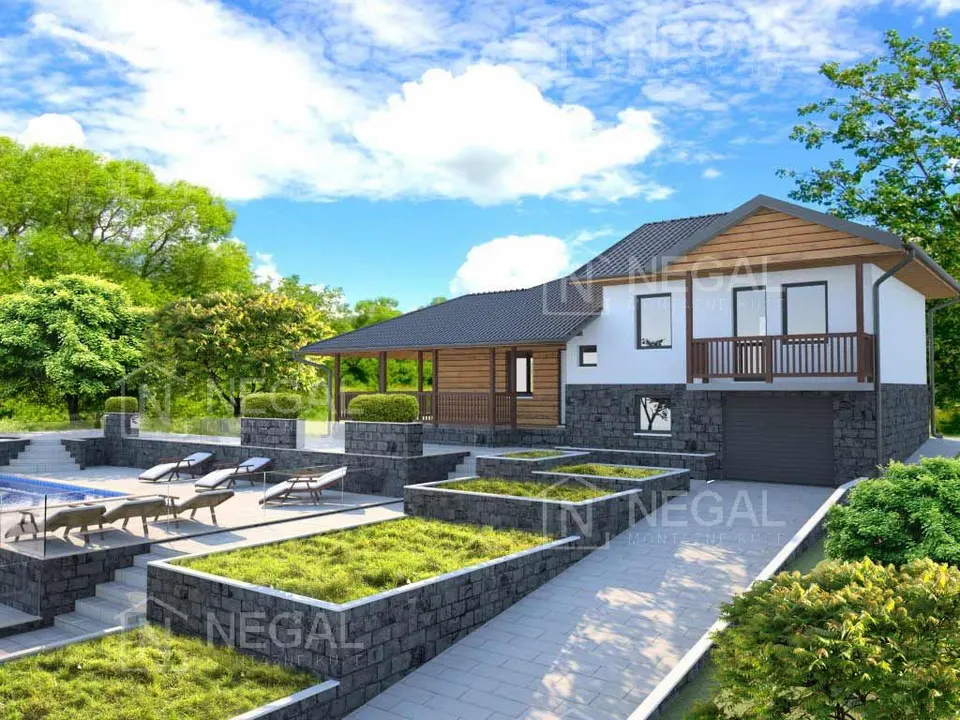 Montažna kuća Klasik Tip 110, 127 m², Negal