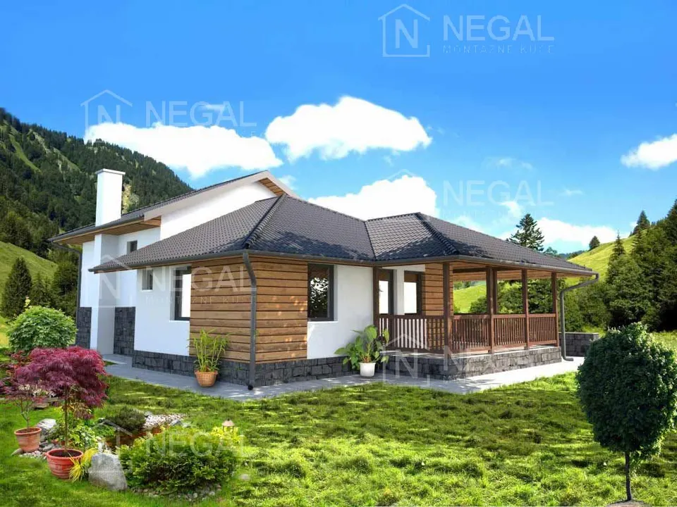 Montažna kuća Klasik Tip 110, 127 m², Negal