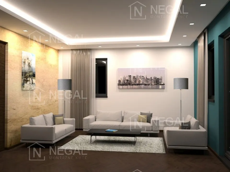 Montažna kuća Klasik Tip 110, 127 m², Negal