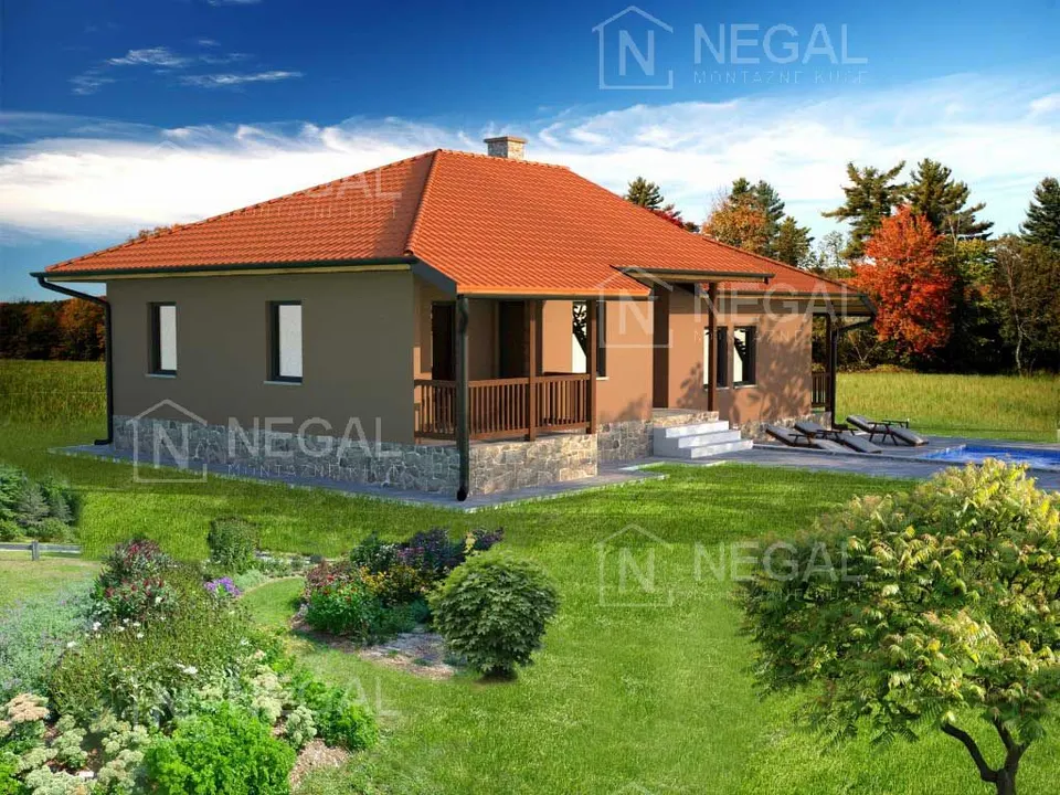 Montažna kuća Klasik Tip 127, 141 m², Negal