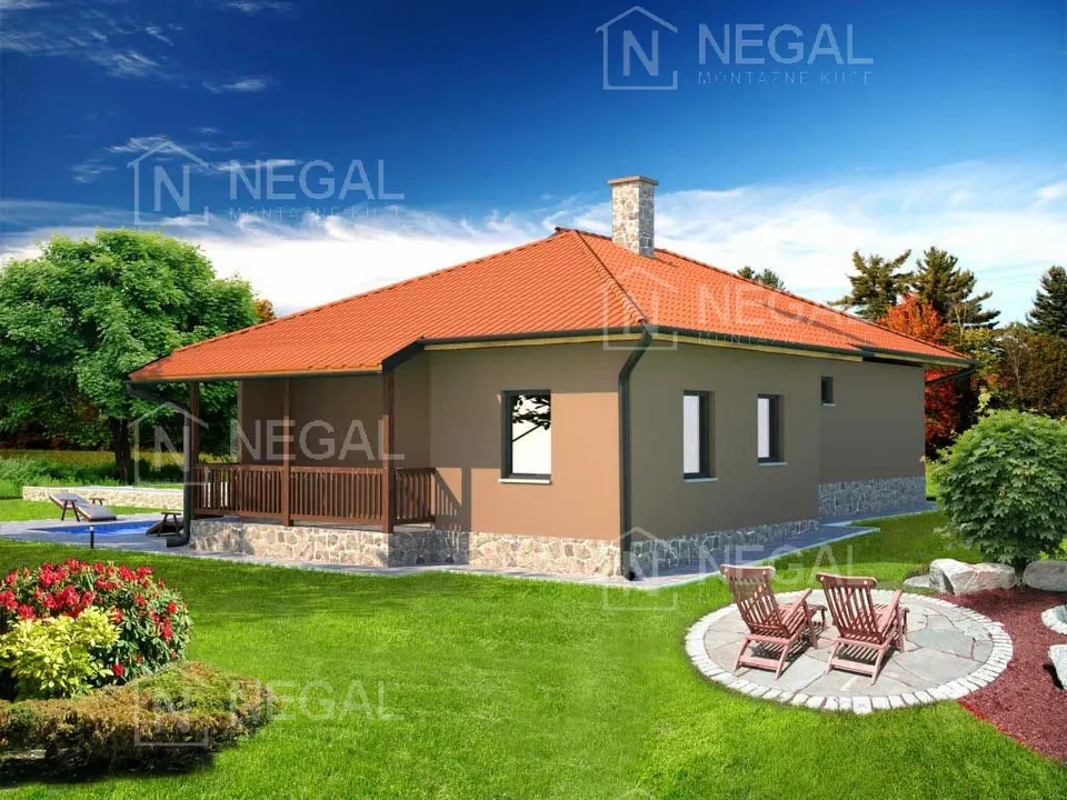 Montažna kuća Klasik Tip 127, 141 m², Negal