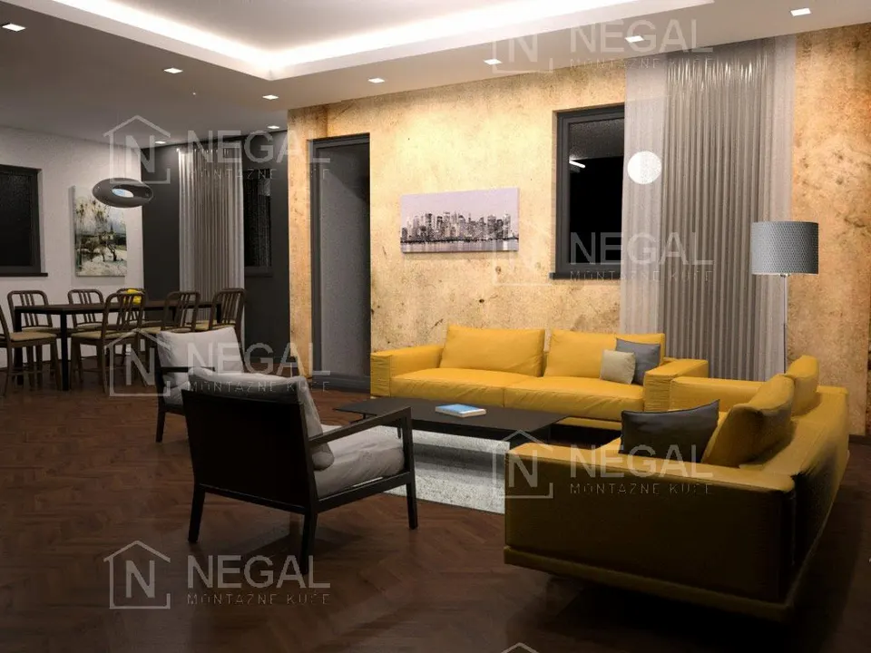 Montažna kuća Klasik Tip 127, 141 m², Negal