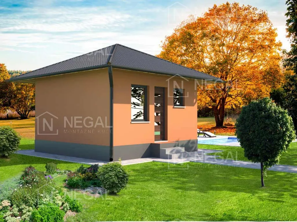 Montažna hiša Klasik Tip 27, 32 m², Negal