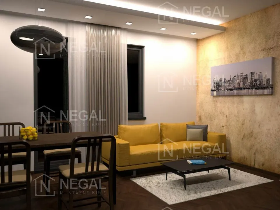 Montažna hiša Klasik Tip 30, 35 m², Negal