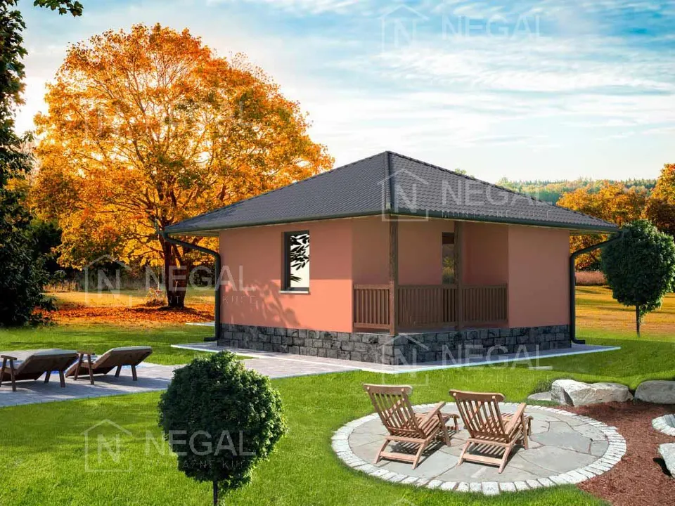 Montažna hiša Klasik Tip 35, 40 m², Negal