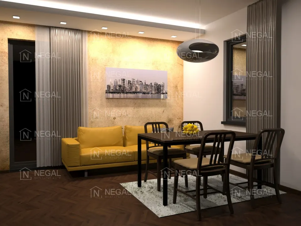 Montažna hiša Klasik Tip 35, 40 m², Negal